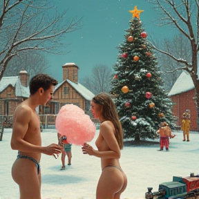 Nudist Christmas Dream