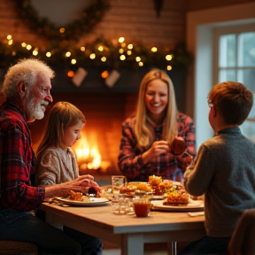 Weihnachten am Esstisch