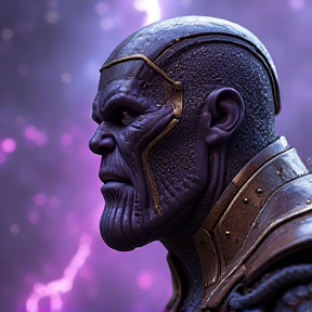 Thanos Got Run Over By A Borg Cube (AI Mix)