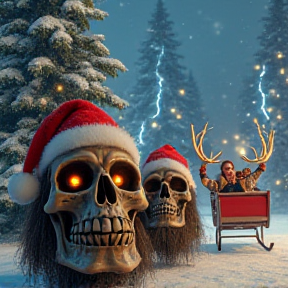 Heavy Metal Santa