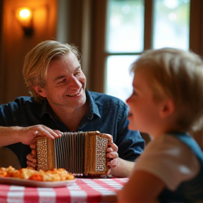 Blonder Mann namens Jakob