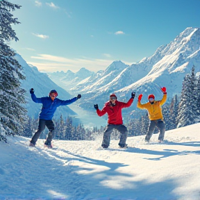 Hymne für Wintersport Fröhlich Heldenhaft Ansteigend