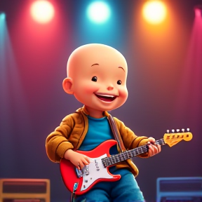 Caillou rockig 