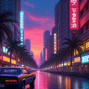 Neon Dreamscape