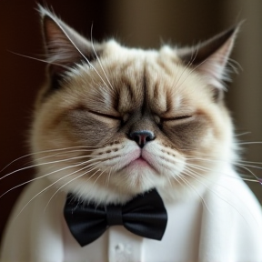 Grumpy Sleepy Cat Marries Miss Manning Music