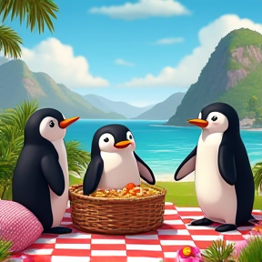 Picnic in Penguin Town