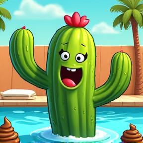 Cactus in the Pool