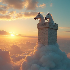 Horses in the Sky