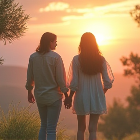 Lévana et Théana deux soeurs