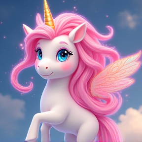 pink fluffy unicorns, (dancing on rainbows)