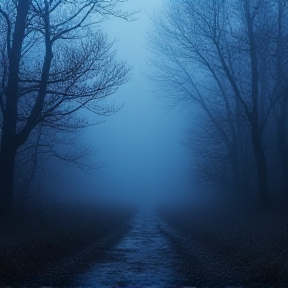 Dark Misty Night