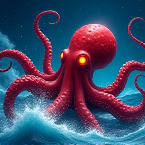 The Red God Octopus