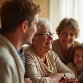 Oma Hildegard wird 90