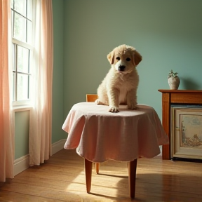 Puppies and Tables