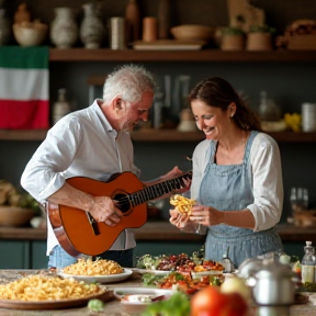 Cucina in famiglia