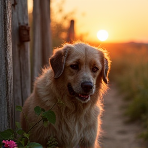 Der alte Hund Tickes