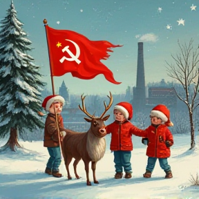 Der Weihnachtsmann ist kommunist