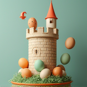 "Eggs on the Castle Wall"