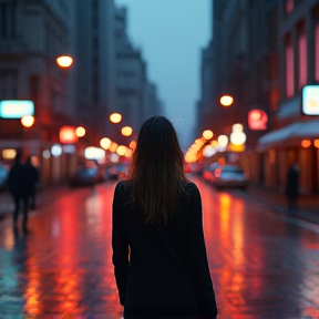 失恋雨中