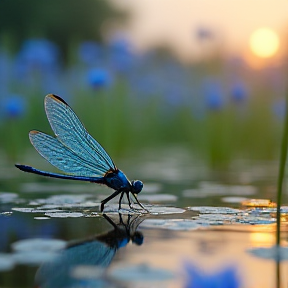 Blue Dragonfly