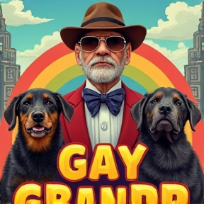 Gay Grandpa Doug and His Three Dogs