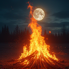 Wildfire in the Night