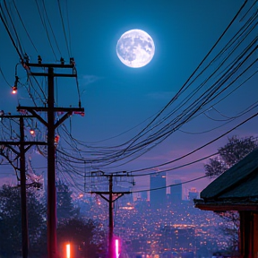 Night's Electric Glow"