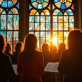 Chormusik Der Winter weicht dem Frühling