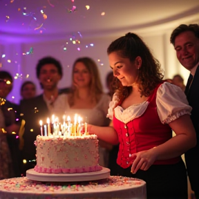 Geburtstag Käsemaschine