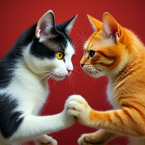 Cat fight