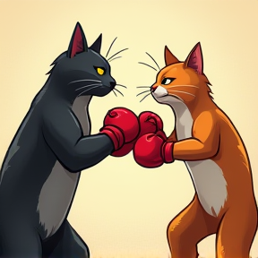 Cat fight