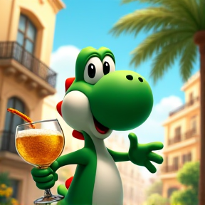 Yoshi dans le Pastis