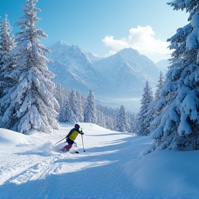 Winterfreude in Sedrun