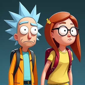 Rikki, Morty y Anna