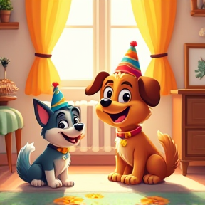 Leon the Dog's Party