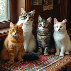 Cats with Kippas