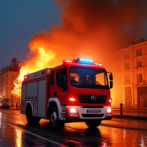 Alarmrufe der Feuerwehr