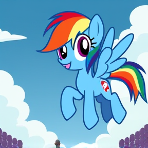 Fly High Rainbow Dash