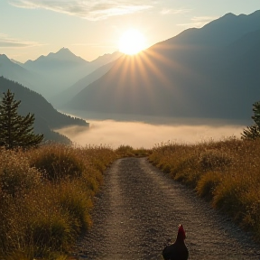 Sunrise on the Ridge