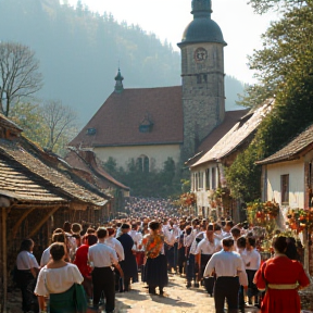 Karneval im Dorf