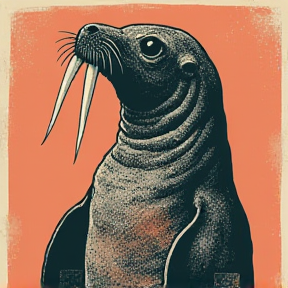 Ah, a walrus (cough)