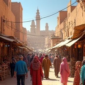 Travel in the souk