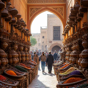 Travel in the souk