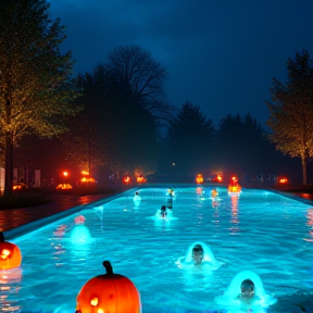 Halloween Swimming