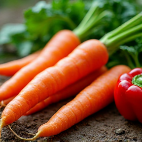 los colores de las verduras