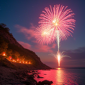 Cornwall's New Year Glow