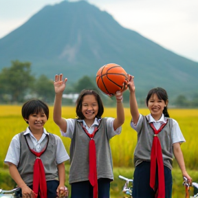 Basketball SMA Negeri satu Sumberlawang