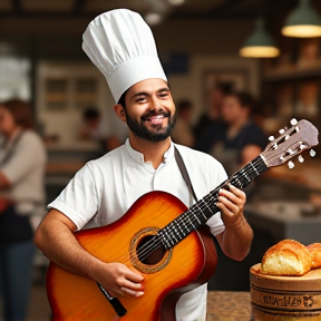 Rodrigo leva na padaria