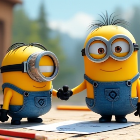 How to draw the minion