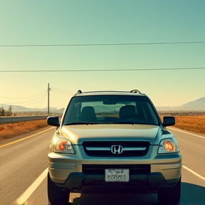 Black 2004 Honda Pilot EXL